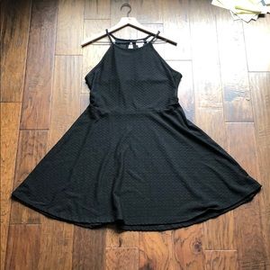MOSSIMO☀️SKATER SUNDRESS keyhole back~ BLACK XL
